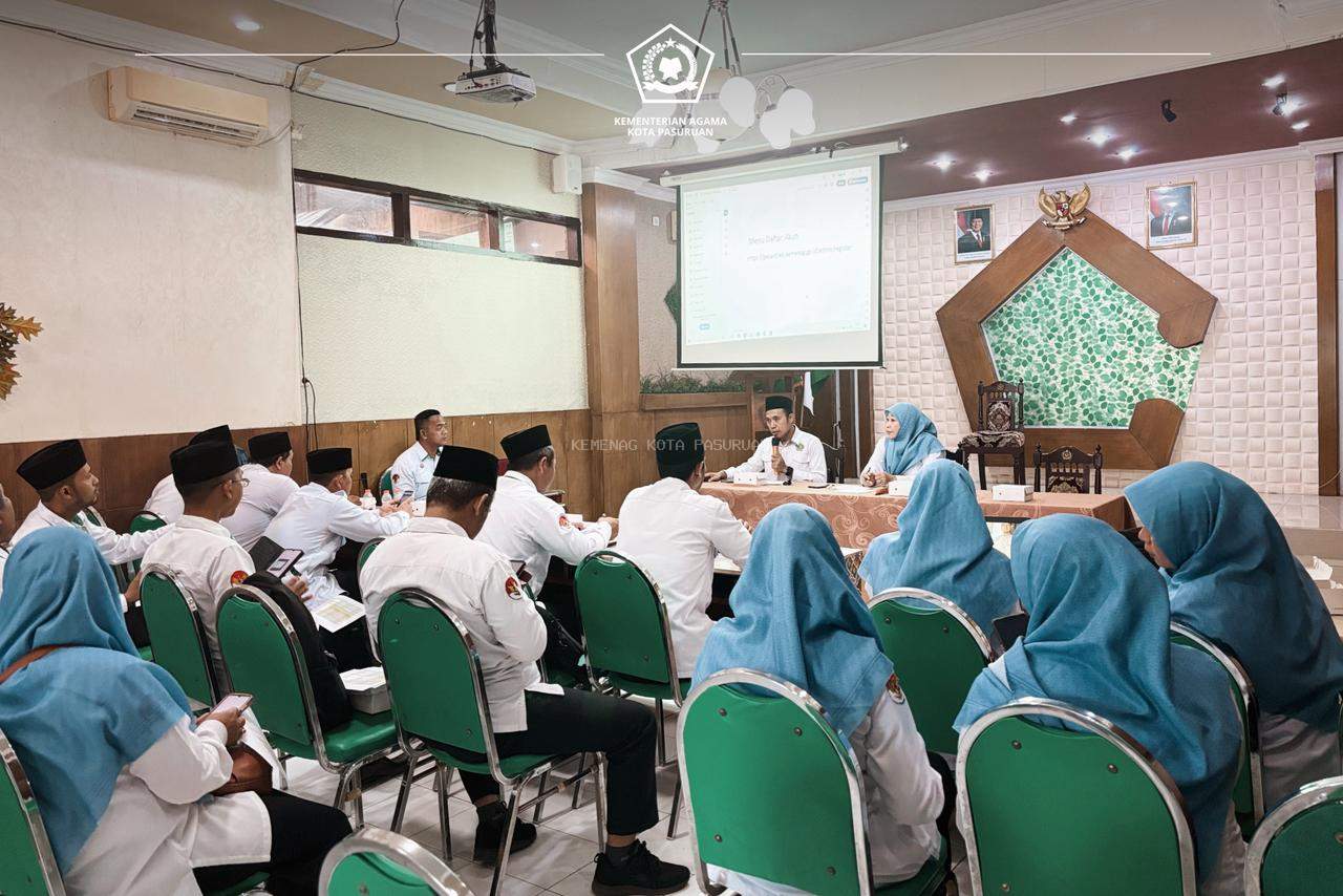 Kemenag Kota Pasuruan Gelar Pendataan Sarpras Pondok Pesantren