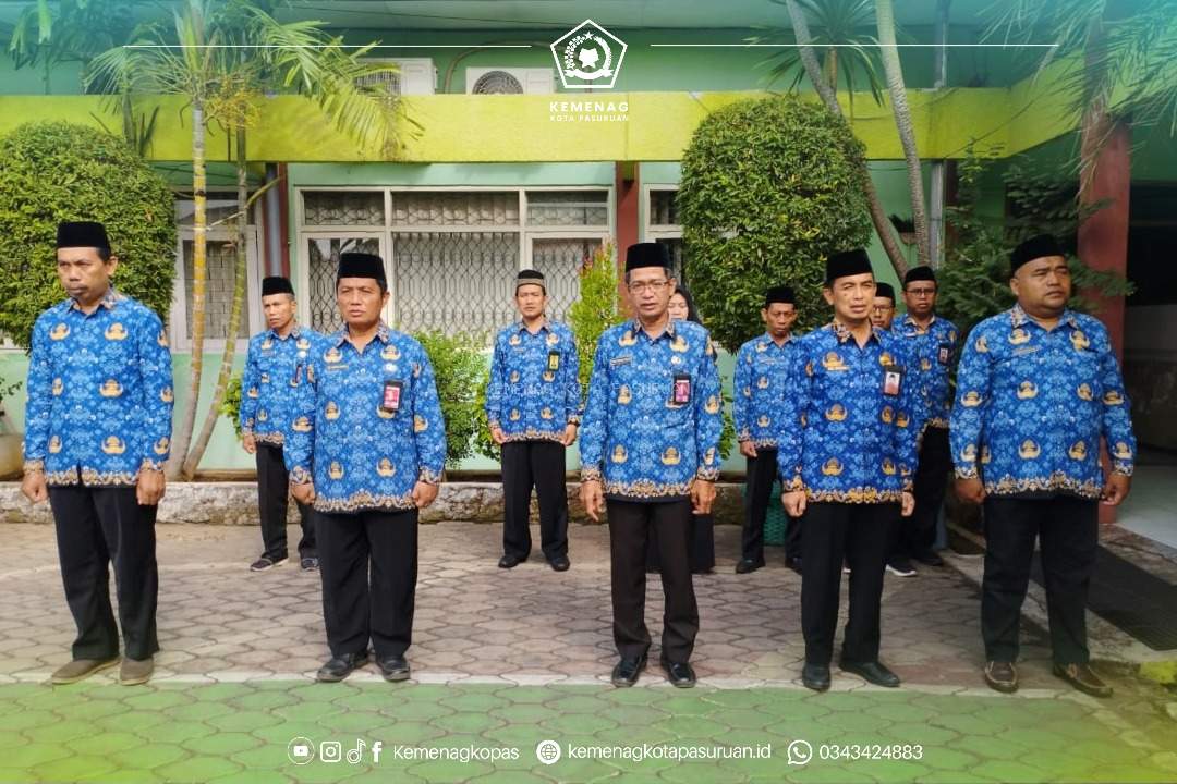 Kemenag Kota Pasuruan Gelar Upacara Peringatan Hari Sumpah Pemuda ke-97, Kobarkan Semangat Persatuan dan Inovasi