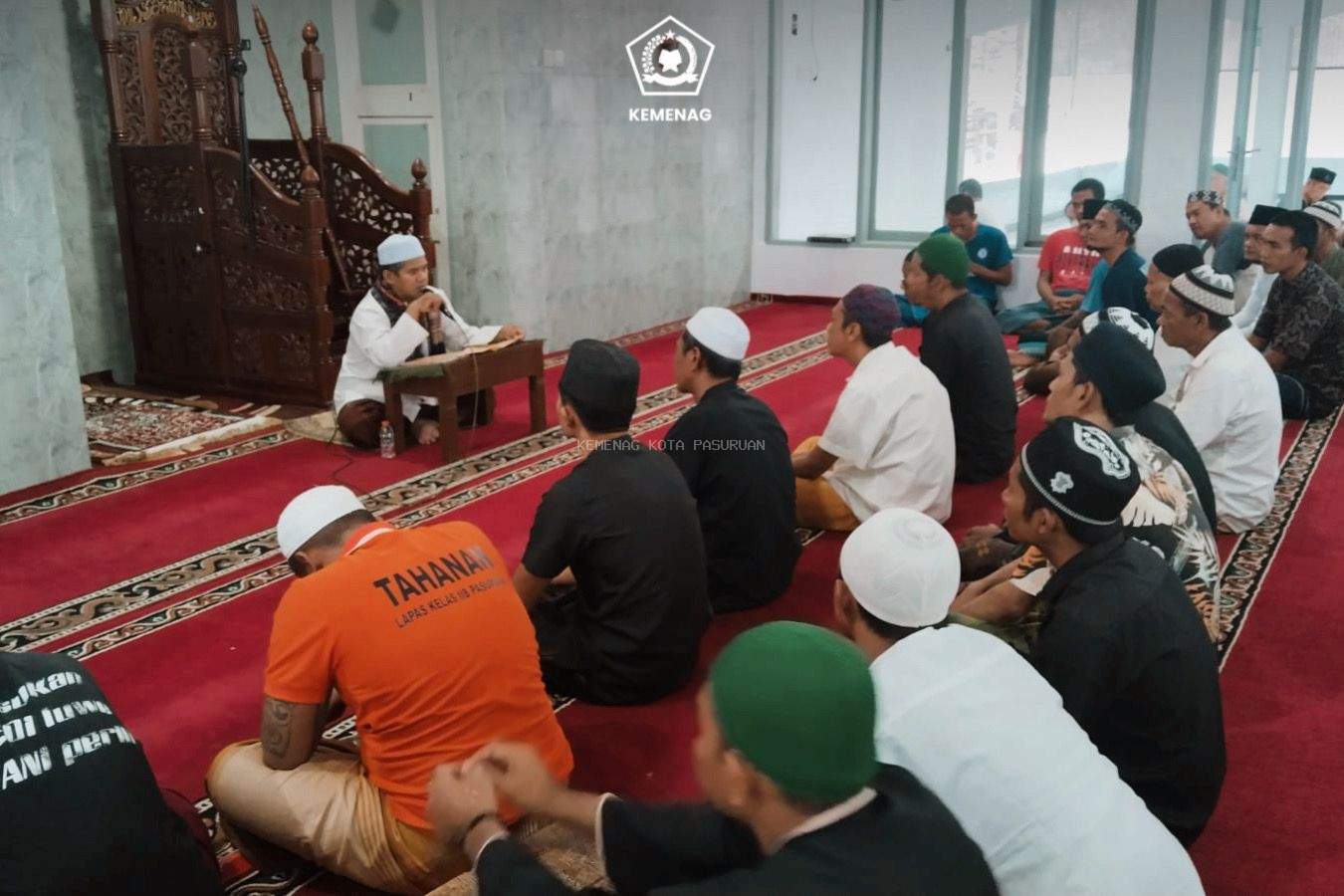 Penyuluh Kemenag Kota Pasuruan Berikan Bimbingan Rohani bagi Santri Lapas Pasuruan