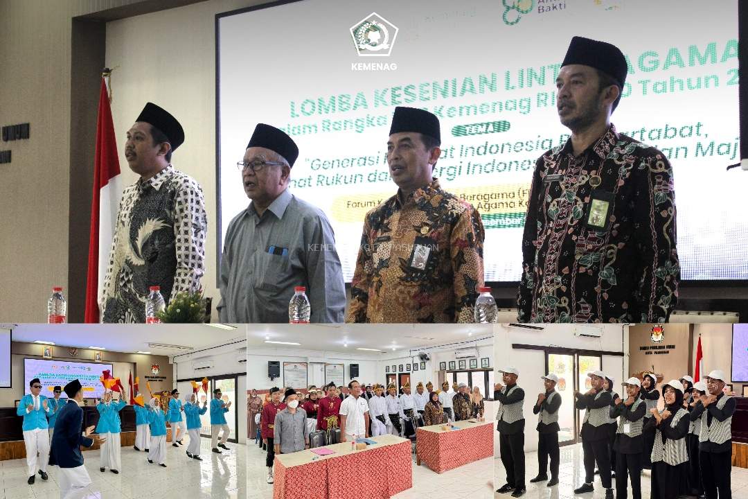 Kemenag Kota Pasuruan Gelar Lomba Kesenian Lintas Agama HAB ke-80: Wujud Sinergi Moderasi Beragama